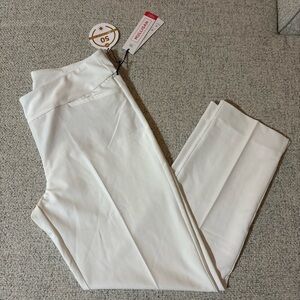 Women's White Cropped Pants